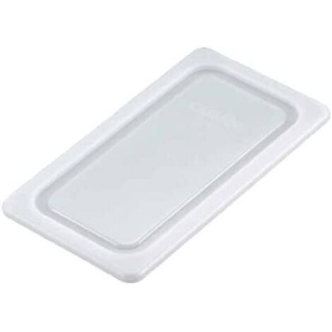 CAMBRO - COPERCHIO PER CONTENITORE ALIMENTI FOOD PANS IN POLICARBONATO TRANLUCIDO - FORMA RETTANGOLARE 1/2