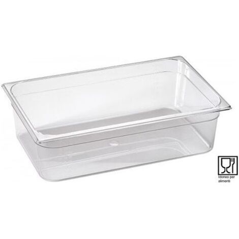 Cambro DM740 - Padella Gastronorm in policarbonato, 65 mm, trasparente