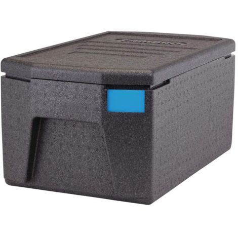 Cambro isotermico con Apertura Superiore 46L per contenitori GN 1/1, Nero, 68 x 40 x 32,1 cm (M.Ext) - 53,8 x 35,5 x 25,5 cm (M.INT)