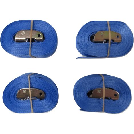 Cambuckle Tie Down Straps 35MM 700KG 8M x4 (Lashing Strap Secure Hold Cam)