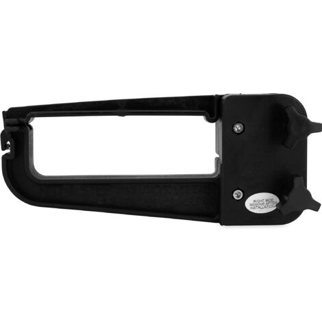 Camco Clamp-N-Carry 51430 - Portabici con Serratura, Progettato per Contenere Una Bicicletta o 4 o più sedie sulla Scala per Camper, Colore: Nero