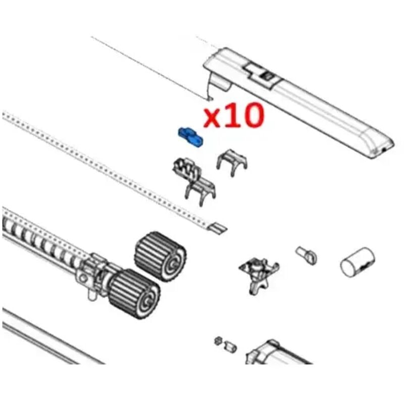 119RIR083 rechange - micro-interrupteurs microswitch a - 10 pièces - Came