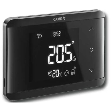 came bpt chronothermostat numérique à encastrer noir 230v th/650 bk 845aa-0170