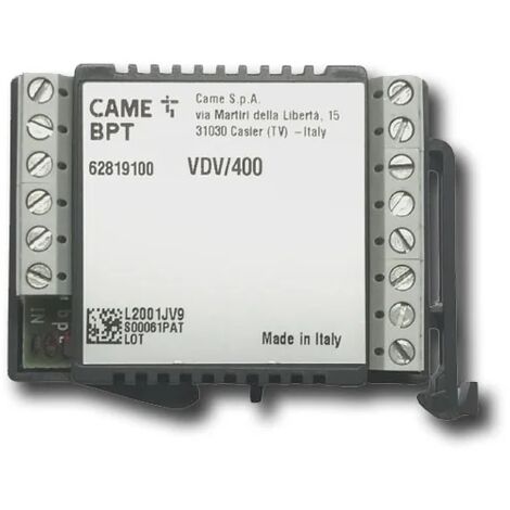 came bpt istributeur vidéo à 4 sorties pour câble coaxial vdv/400 62819100