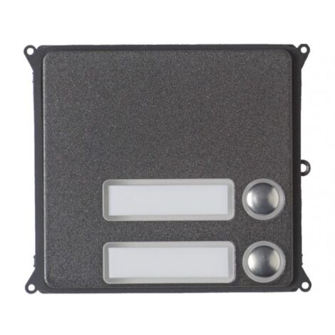 came bpt plaque frontale module appel 2 boutons en zamak mtmf2pvr 60020660