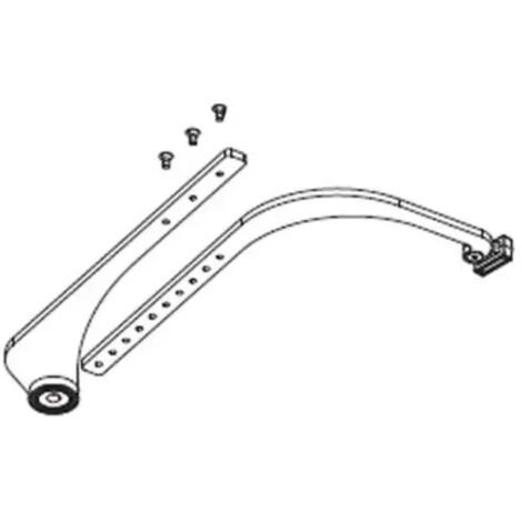 came bras de transmission courbé droit réglable voilà 001vlr09dx vlr09dx
