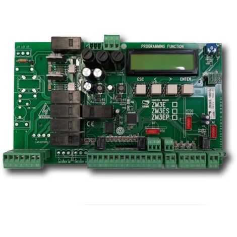 Came – Carte de remplacement armoire de commande 3199ZM3ES – Compatible moteurs Frog Plus – Tension 220V – Transformateur 119RIR220 - zm3es