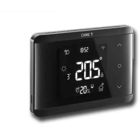 came chronothermostat à encastrer noir th/700 bk wifi 845aa-0110