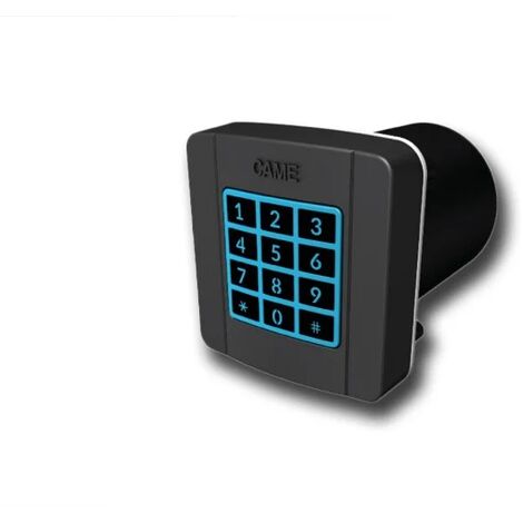 Came – Clavier à code à encastrer SELT2NDG 806SL-0160 – 12 boutons rétroéclairés bleu – Épaisseur de porte max 50mm – Système d'accès sécurisé - CODE 806 SL