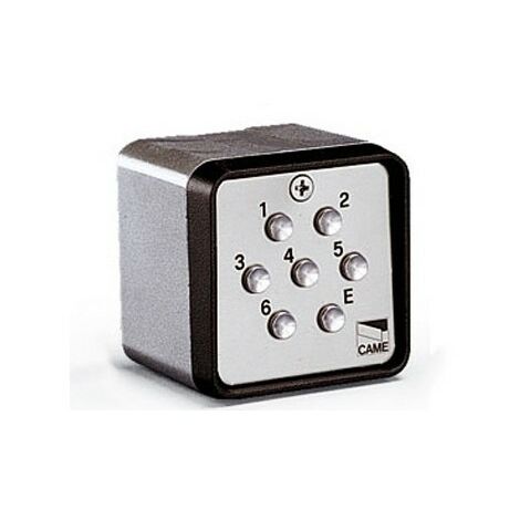 Came – Clavier à code filaire extérieur IP54 – Alimentation 12-24V AC/DC – 1.679.616 combinaisons – Montage en applique sécurisé - s7000