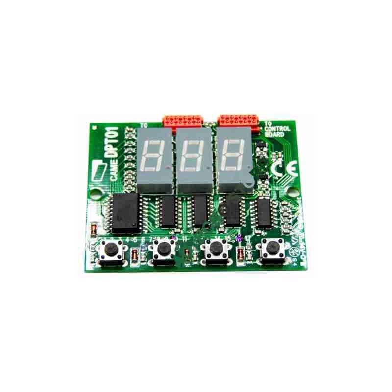 Carte module avec boutons d'affichage pour remplacement Emega Em4024 Came 119RIE203