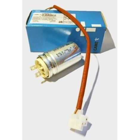Came – Condensateur 12 µF avec câbles – Accessoire motorisation portail – Compatible BX74 et EMEGA – 119RIR272