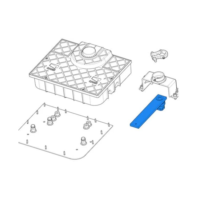 Pièce détachée étrier fixation portail pour caisse frog-jc 119ria075 - Came