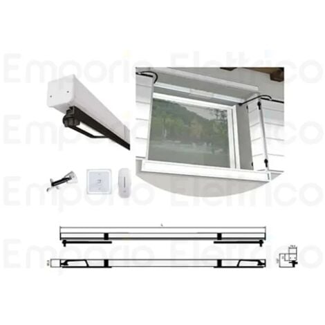 came kit automatisation 2 portes à vantail unique voilà 24v 001uv01 uv01