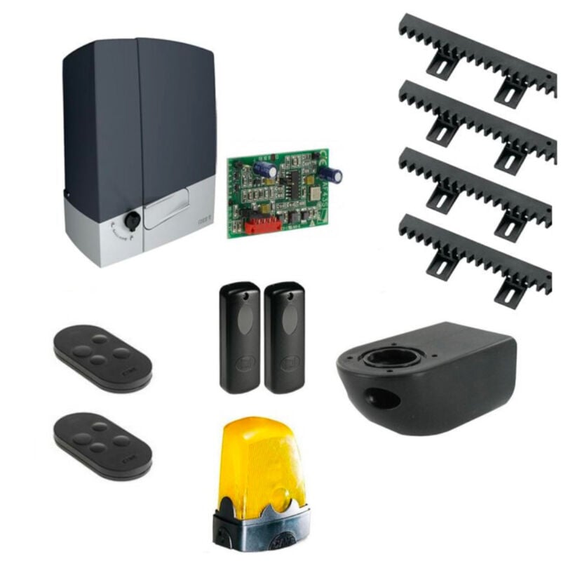 Kit Automatisme de portail coulissant BXV6 + 4m cremaillere + 1 Top Connect 600KG 24V BXV600 - Came