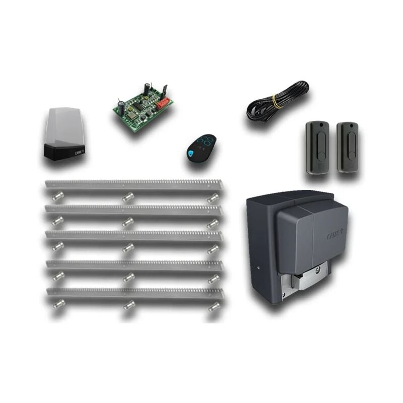 Kit complet motorisation 801ms-0090+5mt crémaillère zinguée empu2933cremz5 - Came