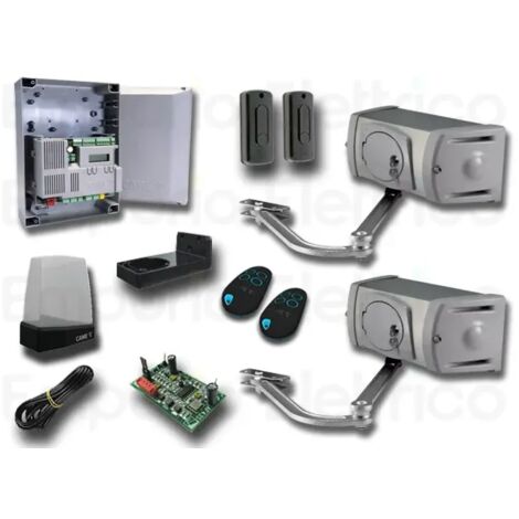 Came – Kit de motorisation de portail 1U1210 – Pour portails battants jusqu'à 4m – Moteur irréversible 230V – Alimentation 230V AC - u1210