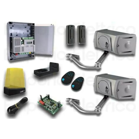 Came – Kit de motorisation de portail – 1U1271 – Pour portails battants jusqu'à 4 m – Moteur 230V AC – Armoire de commande multifonction - u1271