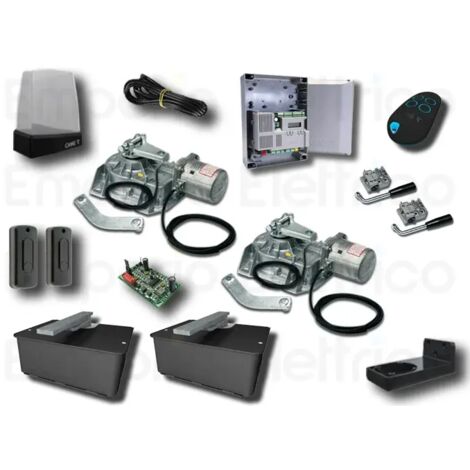 Came – Kit de motorisation de portail 1U1921FR – Pour portails battants jusqu'à 3,5m – Moteurs irréversibles 230V – Installation complète incluse - u1921fr