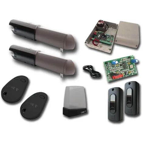 Came – Kit de motorisation de portail 1U7084 – Moteur 230V AC – Longueur de vantail jusqu'à 3m – Normes EN 12453 et EN 12445 - u7084