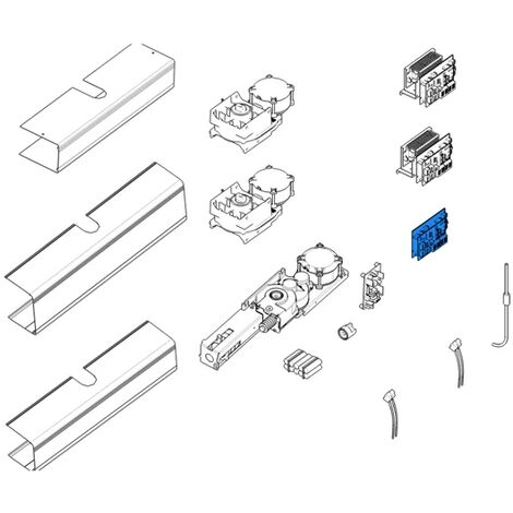 came pièce détachée carte électronique pour automatisme sw2/sw3 119rip155