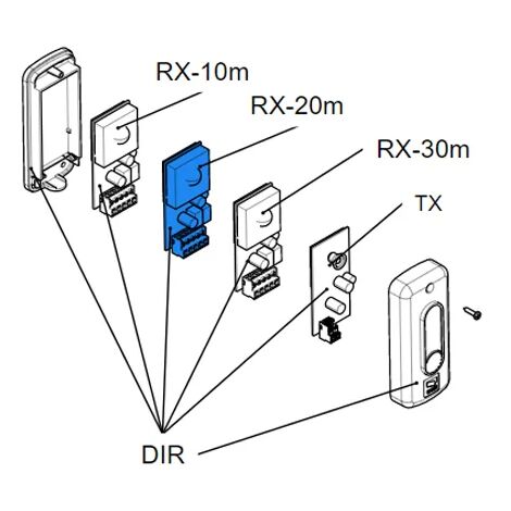 came pièce détachée carte électronique rx dir20 119rir138