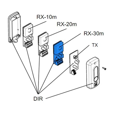 came pièce détachée carte électronique rx dir30 119rir139