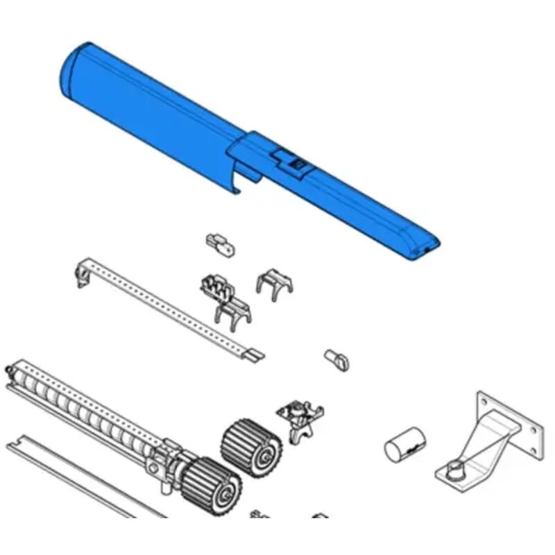 Pièce détachée CAME groupe de tiges ATI série 3 + cache moteur portail battant 88001-0147