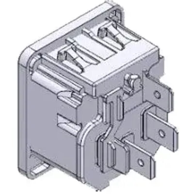 Prise avec porte-fusible - V600 V700 Came 119RIE127