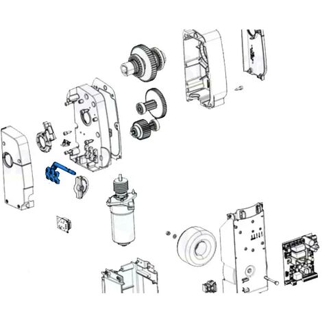 came pièce détachée tige de déverrouillage emega40 119rie097