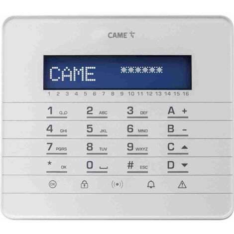 Came Pxwktb02 846ca-0130 Kapazitive LCD-Bedientastatur Einbruchschutz Neu