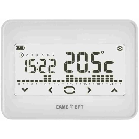 CAME TH/550 WH WL 845AA-0050 Cronotermostato con pantalla táctil y radio