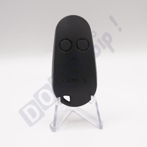 Came TOP42FGN - Télécommande 2 canaux noir pour automatisme Came - Fréquence 433,92 MHz Code fixe - Remplacement TOP432NA / TOP432EV / TOP432S