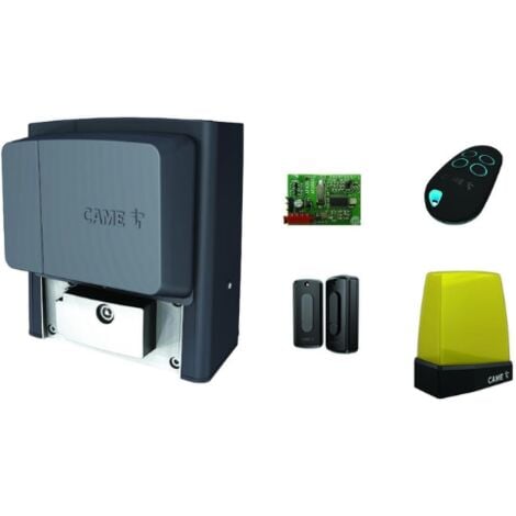 CAME U2313 Kit automatisme pour portail coulissant moteur BX708AGS 800Kg 230V (ex BX-78) automatisme avec télécommande - photocellule - accessoires