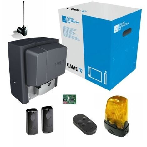 CAME U2313 Kit automatisme pour portail coulissant moteur BX708AGS 800Kg 230V (ex BX-78) automatisme avec télécommande - photocellule - accessoires