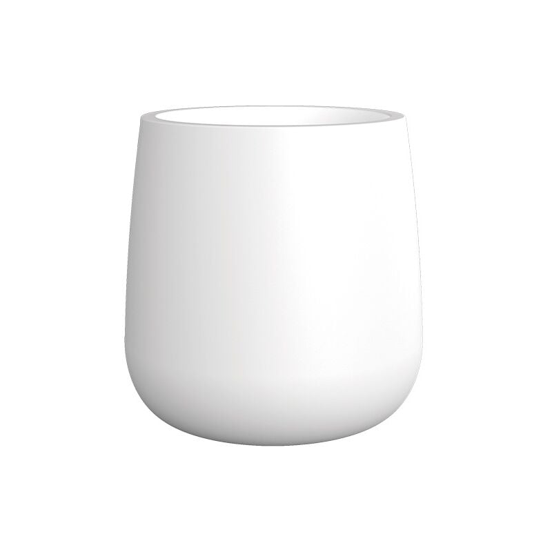 Camelia 40 Jardinière ronde d'intérieur et d'extérieur pour plantes et fleurs Très résistante au passage du temps. Fabriqué en polyéthylène en