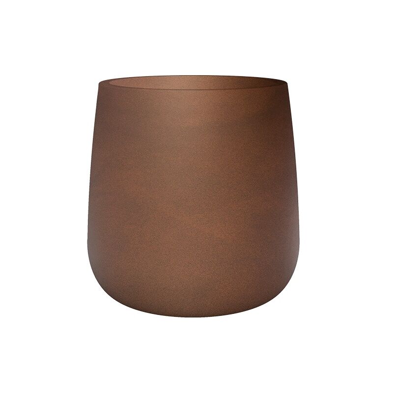 Camelia 40 Jardinière Ronde d'Intérieur et d'Extérieur Pour Plantes et Fleurs Très Résistante au Passage du Temps. Fabriqué en Polyéthylène en