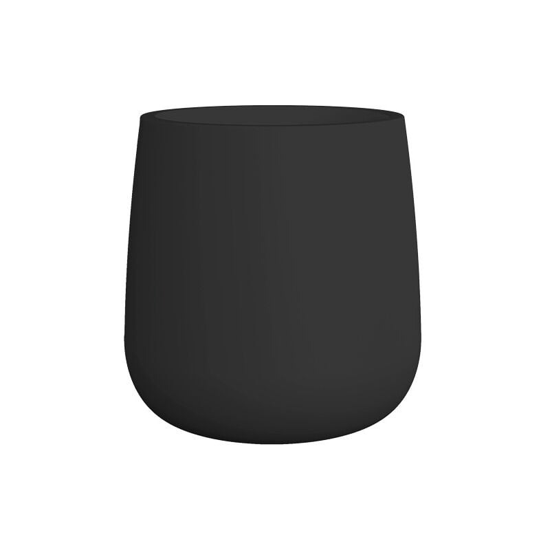 Camelia 40 Jardinière ronde d'intérieur et d'extérieur pour plantes et fleurs très résistante aux intempéries. Fabriqué en Polyéthylène en Espagne