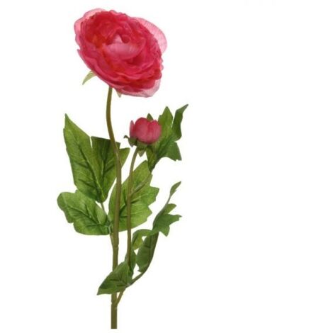 CAMELIA ROSA ARTIFICIALE 10X8X57CM ARREDO DECOR