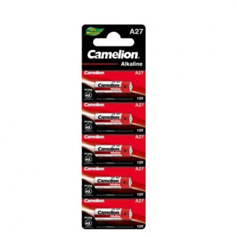 CAMELION 12V-Batterie, Plus Alkaline, A27, 5 Stück