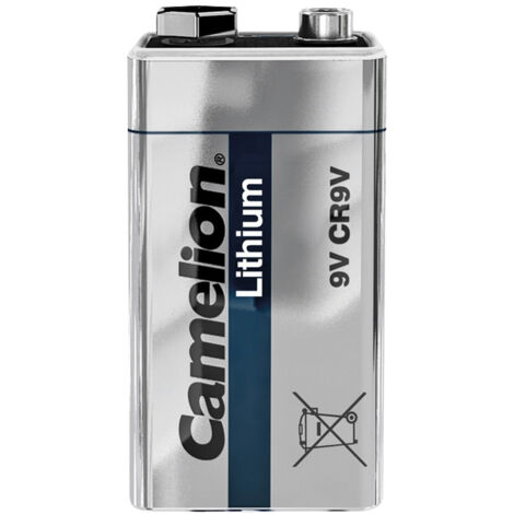 CAMELION 9V-Blockbatterie, Lithium, CR9V, 1 Stück