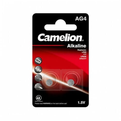Camelion AG4 Batteria a bottone LR 66 Alcalina/manganese 20 mAh 1.5 V 2 pz. (12050204)