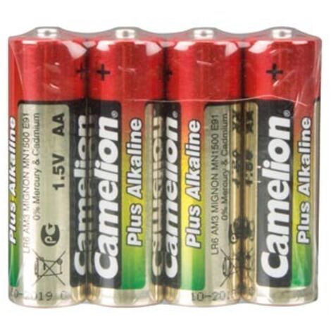Camelion ALCALINE AA / LR6 1.5V 2600mAh (4pcs/film rétractable)