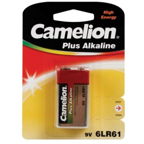 Camelion ALCALINE E-BLOCK 9V-500 mAh (1pc/bl)