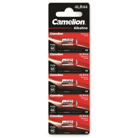 CAMELION Alkaline-Batterie 4LR44 5 Stück