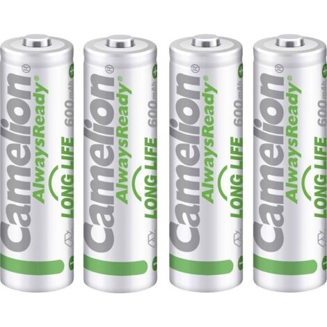 Camelion AlwaysReady Solar Pile rechargeable LR6 (AA) NiMH 600 mAh 1.2 V 4 pc(s)