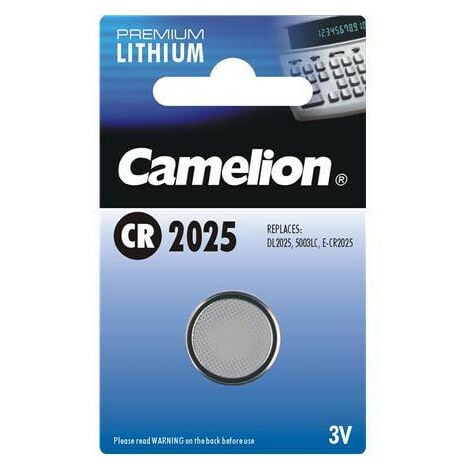 Camelion CR2025-BP1 - Batterie à usage unique - CR2025 - Lithium - 3 V - 1 pièce(s) - Pile bouton (13001025)