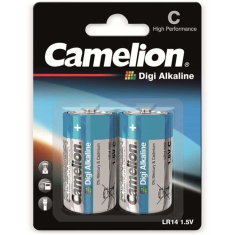 Camelion Digi Alkaline Baby C Batterien - 2 Stück