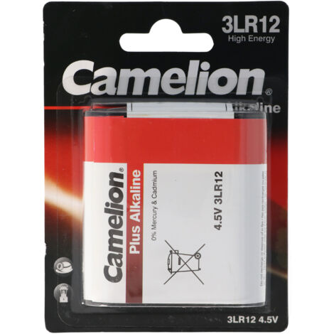 CAMELION Flach-Batterie, Plus Alkaline, 3LR12, 1 Stück