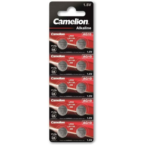 CAMELION Knopfzelle AG10, 10 St.